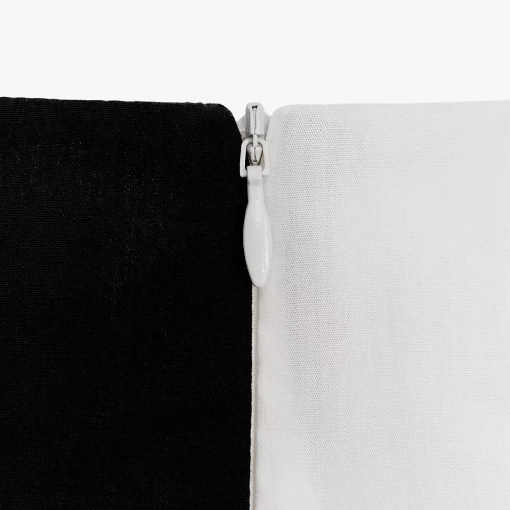 Zara Black and White Midi Dress - Picture 7 of 11